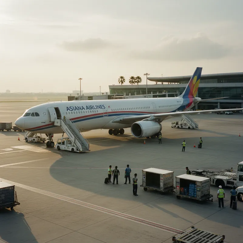 Asiana Airlines (OZ) — เส้นทางจากไทย, กระเป๋า, ราคา