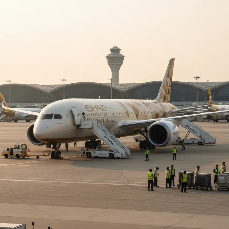 Etihad (EY) — เส้นทางจากไทย, กระเป๋า, ราคา