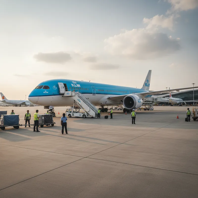 KLM (KL) — เส้นทางจากไทย, กระเป๋า, ราคา