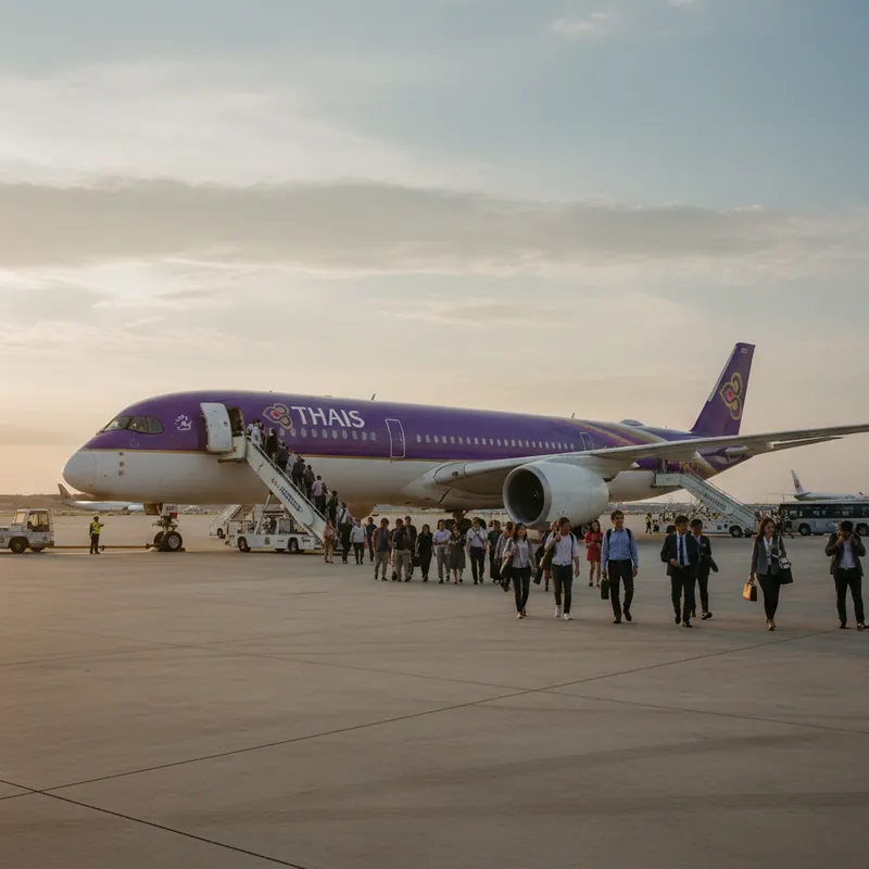 Thai Airways (TG) — เส้นทางจากไทย, กระเป๋า, ราคา