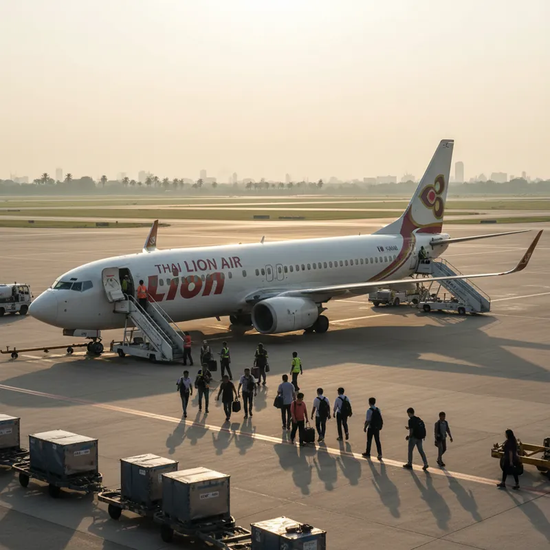 Thai Lion Air (SL) — เส้นทางจากไทย, กระเป๋า, ราคา