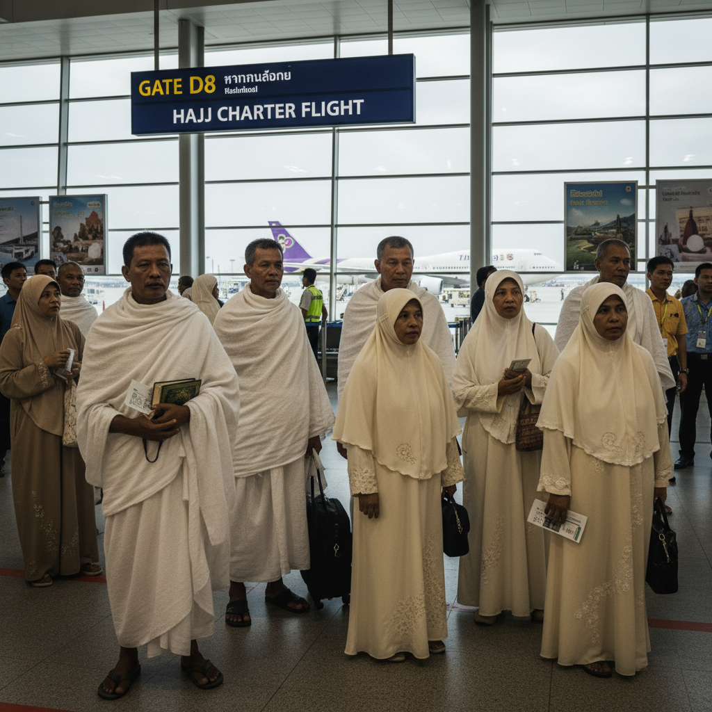 Hajj 2026 จากกรุงเทพฯ: โควต้า 13,000 ที่นั่ง, ค่าเครื่องบิน, ขั้นตอนสมัครผ่านสำนักจุฬาฯ
